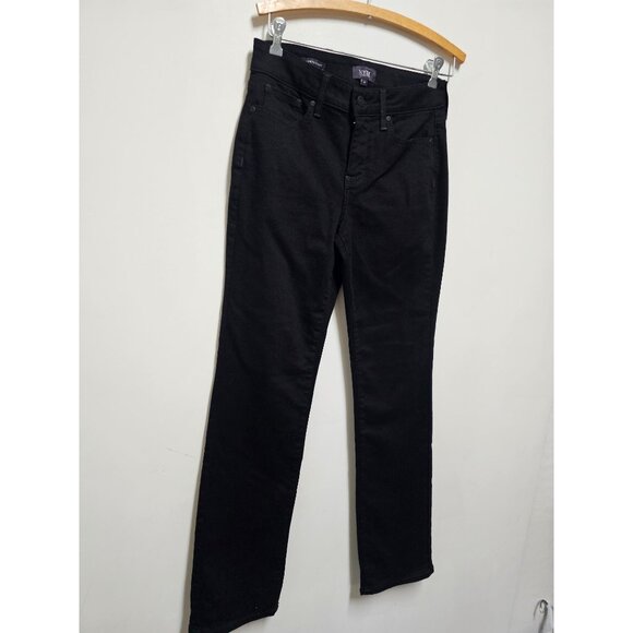 NYDJ Women's Marilyn Straight Leg Jeans Black Tag Size 4 - Picture 4 of 6